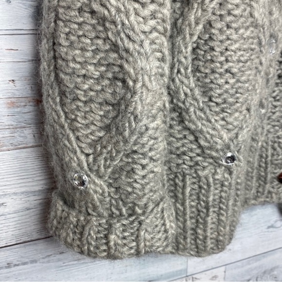 Victoria Secret Pink rhinestone wool cardigan - Picture 3 of 8